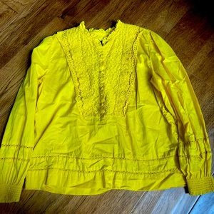 J Crew Gold Women’s Blouse in size 8
